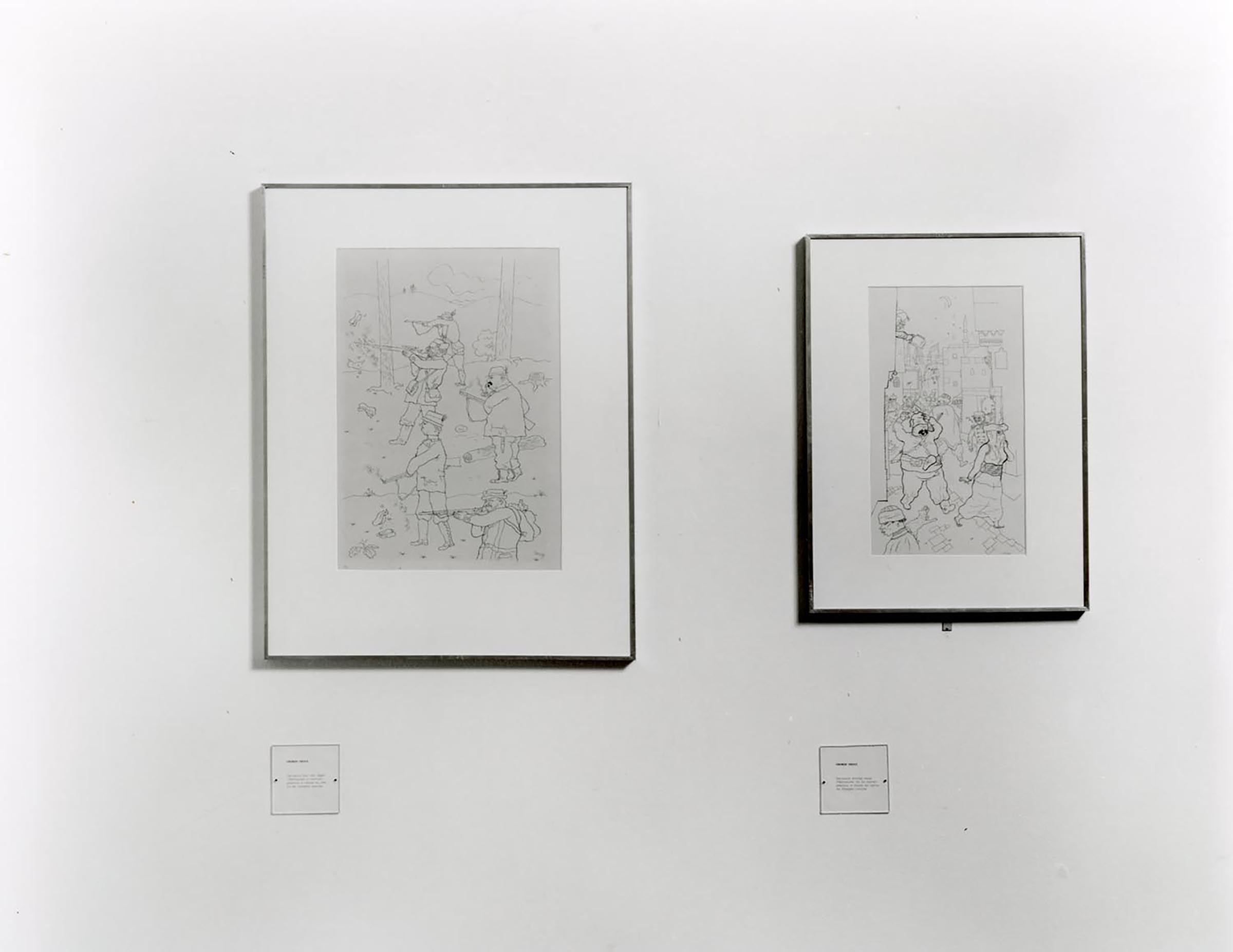 George Grosz, Tartarin auf der Jagd e Tartarin steigt nach